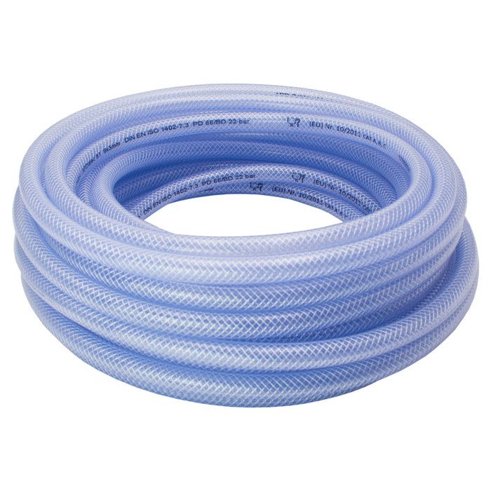 Druckluftschlauch transparent | Gewebeschlauch | Kompressorschlauch - Rollenware
