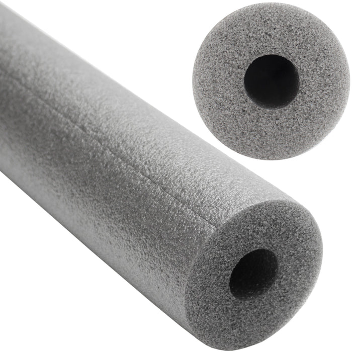 Rohrisolierung grau 1 m Basic Isolierschlauch Heizung Sanitär PE Isolierung