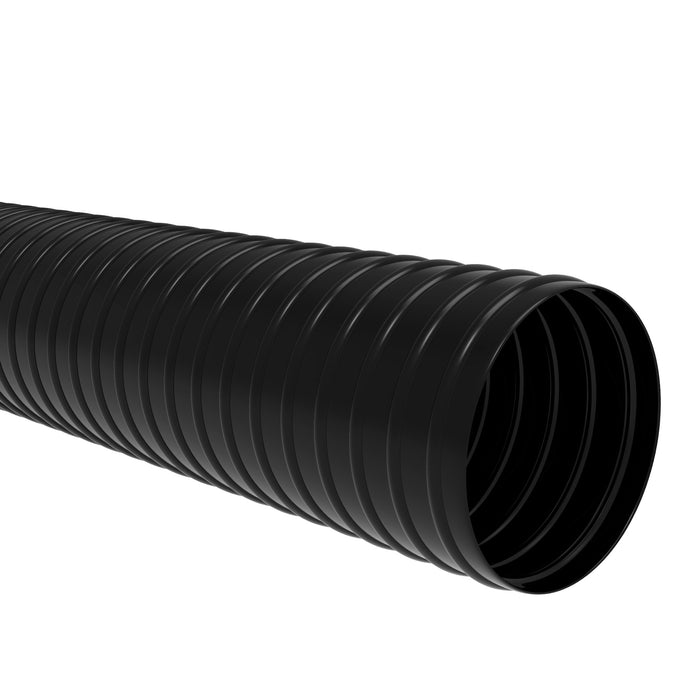 Teichschlauch | Saugschlauch schwarz - mit integrierter Kunststoffspirale - Rollenware