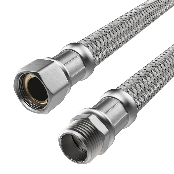 Flexschlauch | Panzerschlauch | DN8 - 3/8" ÜM x 1/2" ÜM