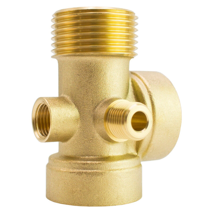 5 Wege Verteiler Messing 70 mm Hauswasserwerk Druckkessel