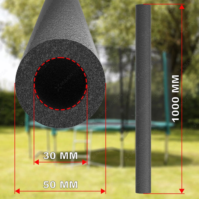 Trampolin Schaumstoff 100 cm - Schaumstoffrohre & Stangenschutz für Trampoline