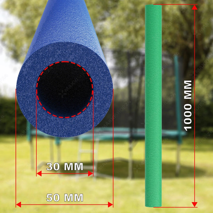 Trampolin Schaumstoff 100 cm - Schaumstoffrohre & Stangenschutz für Trampoline