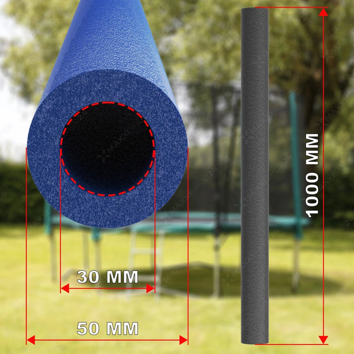Trampolin Schaumstoff 100 cm - Schaumstoffrohre & Stangenschutz für Trampoline