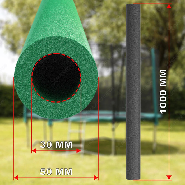 Trampolin Schaumstoff 100 cm - Schaumstoffrohre & Stangenschutz für Trampoline