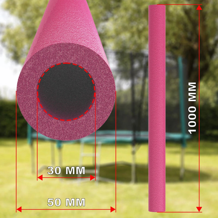 Trampolin Schaumstoff 100 cm - Schaumstoffrohre & Stangenschutz für Trampoline