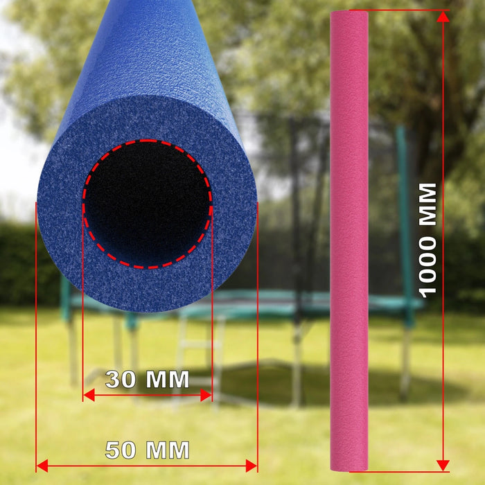 Trampolin Schaumstoff 100 cm - Schaumstoffrohre & Stangenschutz für Trampoline