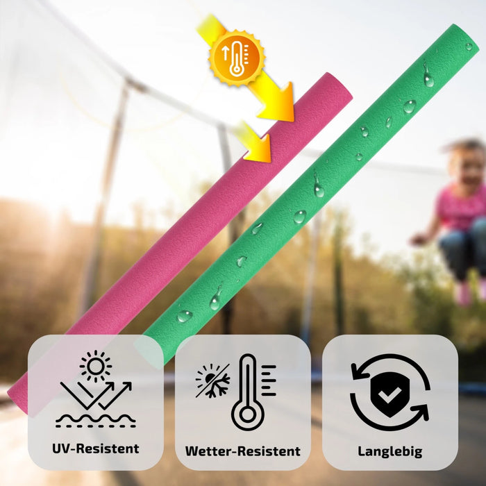 Trampolin Schaumstoff 100 cm - Schaumstoffrohre & Stangenschutz für Trampoline