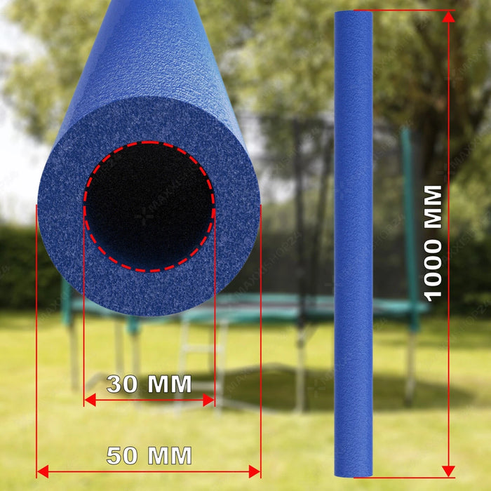 Trampolin Schaumstoff 100 cm - Schaumstoffrohre & Stangenschutz für Trampoline