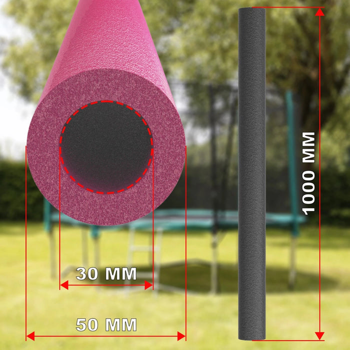 Trampolin Schaumstoff 100 cm - Schaumstoffrohre & Stangenschutz für Trampoline
