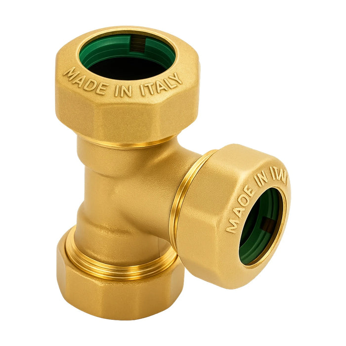 PE Rohr Verschraubung Messing - Klemmverbinder Fitting Muffe für PE-Rohre