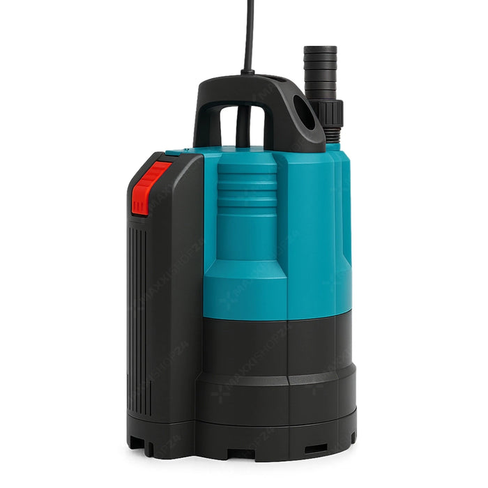 Tauchpumpe 550 Watt 6000l/h Flachsaugend Flachsaugpumpe Gartenpumpe AM-IPC-550